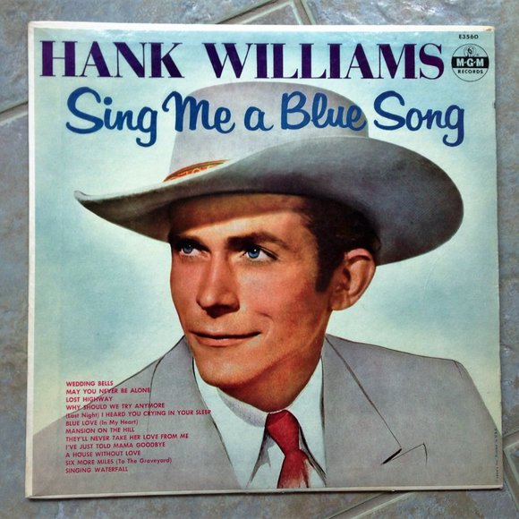 HANK WILLIAMS Album Sing Me A Blue Song - Amazing Condition ! - Picture 2 of 3